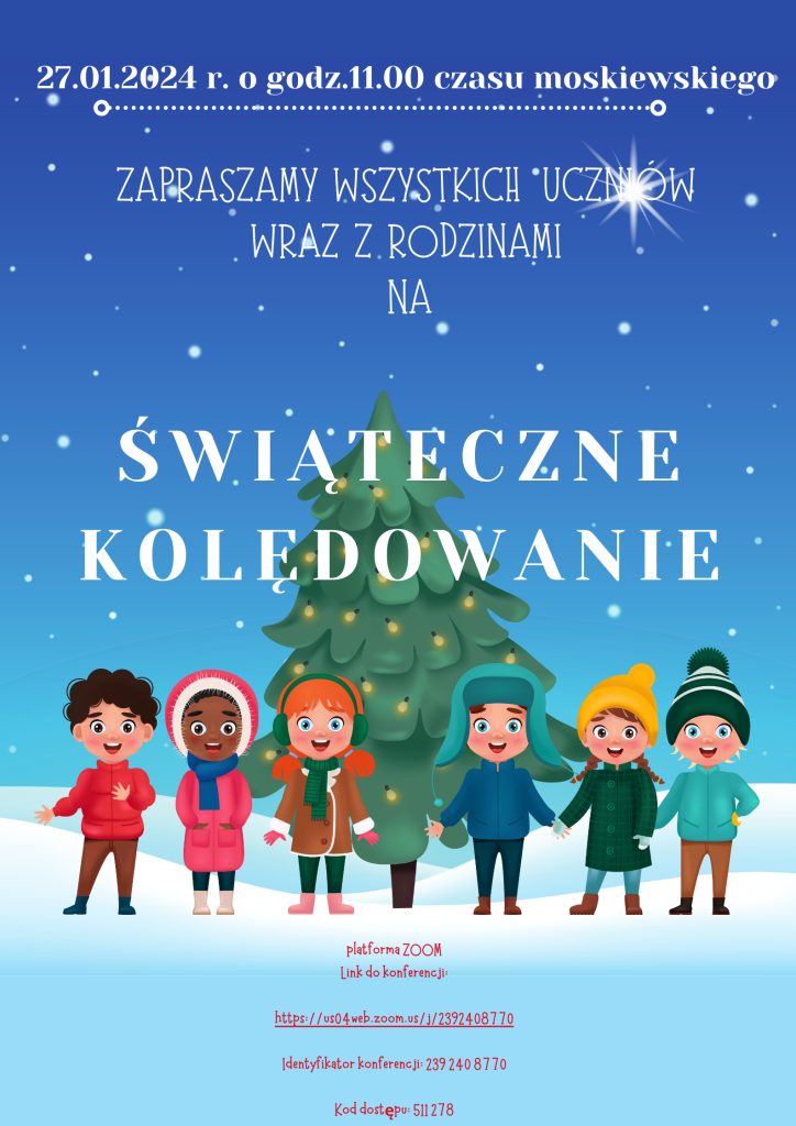 Świąteczne kolędowanie 27.01.24 r.