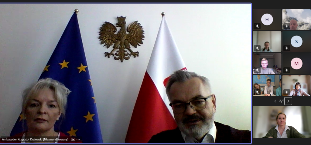 NIEZWYKŁA LEKCJA Z AMBASADOREM PANEM KRZYSZTOFEM KRAJEWSKIM!!!